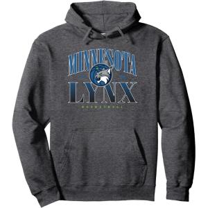 WNBA Minnesota Lynx Courtside Pullover Hoodie(Dark Heather Grey)