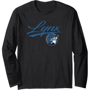 WNBA Minnesota Lynx Officially Licensed Long Sleeve T-Shirt(Black)