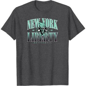 WNBA New York Liberty Courtside T-Shirt(Dark Heather Grey)