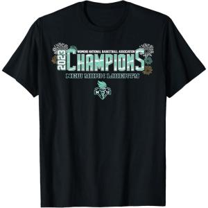WNBA New York Liberty Party Time Championship T-Shirt(Black)