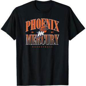 WNBA Phoenix Mercury Courtside T-Shirt(Black)