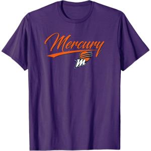 WNBA Phoenix Mercury Officially Licensed T-Shirt(Purple)