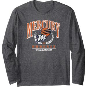 WNBA Phoenix Mercury Top Class Long Sleeve T-Shirt(Dark Heather Grey)