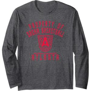 WNBA Property Of Atlanta Dream Licensed Long Sleeve T-Shirt(Dark Heather Grey)
