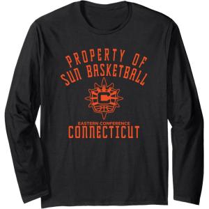 WNBA Property Of Connecticut Suns Licensed Long Sleeve T-Shirt(Black)