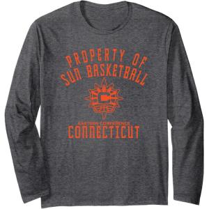 WNBA Property Of Connecticut Suns Licensed Long Sleeve T-Shirt(Dark Heather Grey)