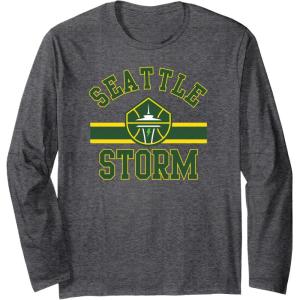 WNBA Seattle Storm Downtown Long Sleeve T-Shirt(Dark Heather Grey)