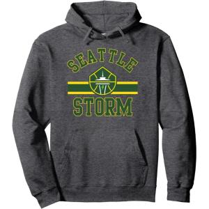 WNBA Seattle Storm Downtown Pullover Hoodie(Dark Heather Grey)