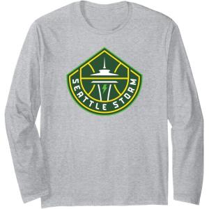 WNBA Seattle Storm Fan Base Long Sleeve T-Shirt(Heather Grey)