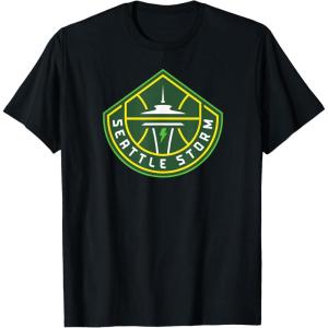 WNBA Seattle Storm Fan Base T-Shirt(Black)