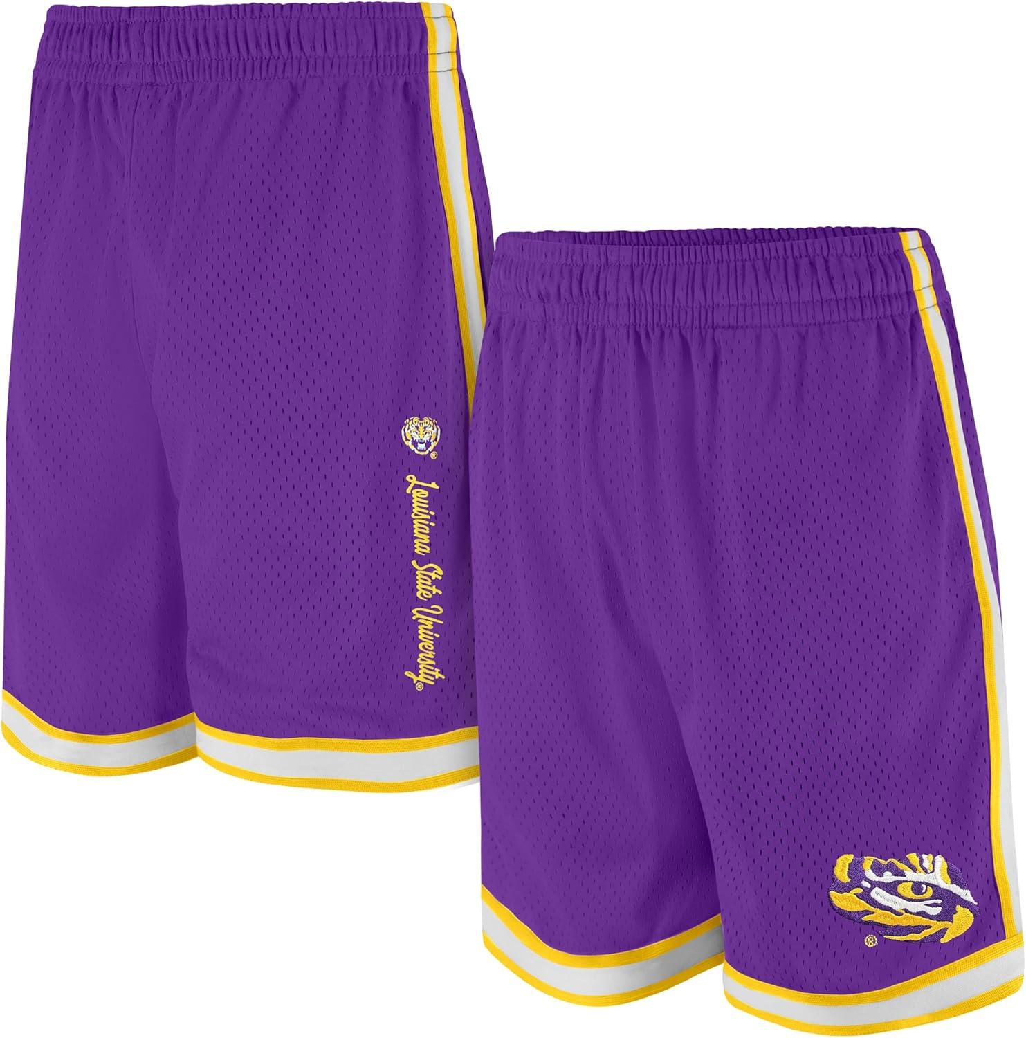 imageUltra Game NCAA Mens NCAA Official Slam Active Basketball Training ShortsTeam Color
