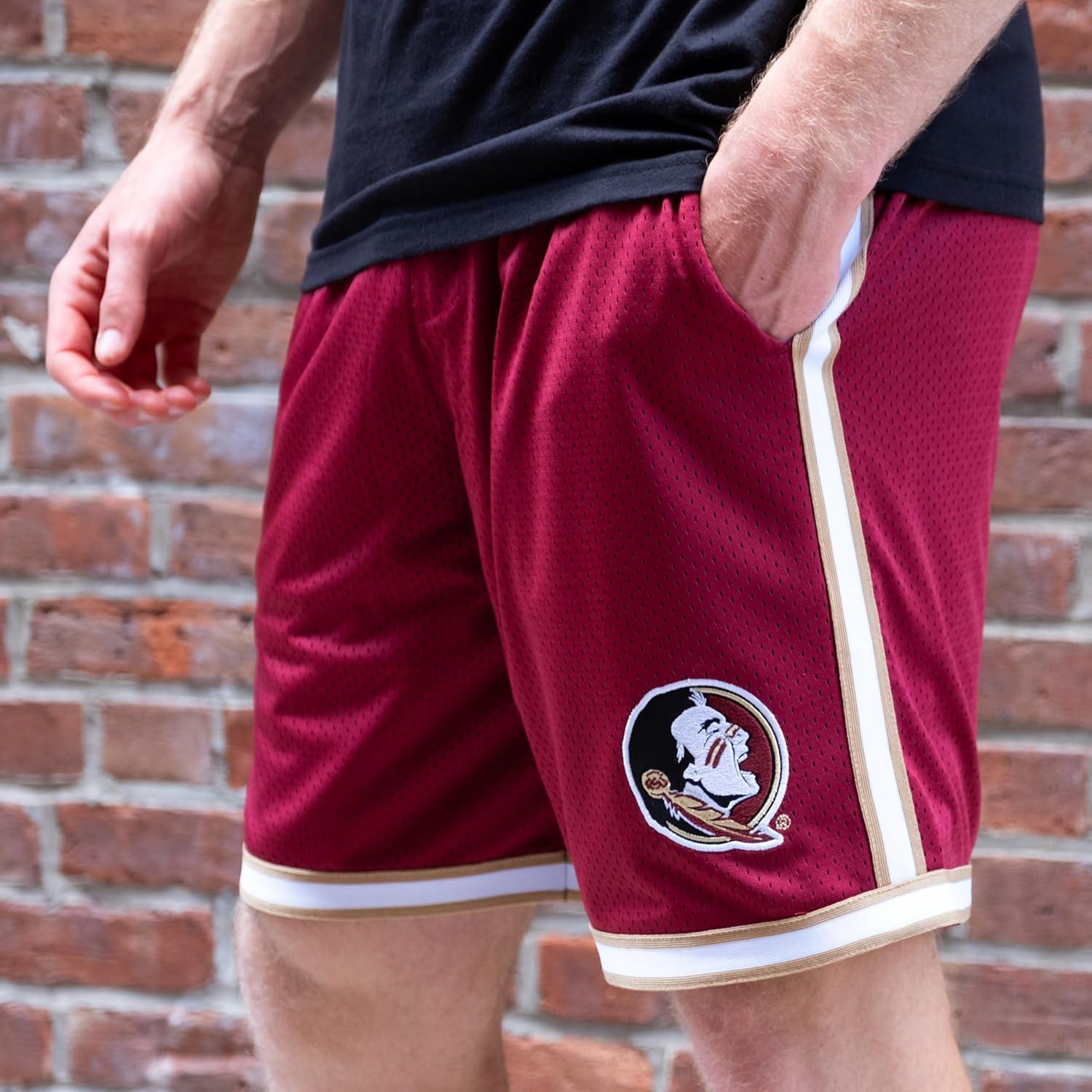 imageUltra Game NCAA Mens NCAA Official Slam Active Basketball Training ShortsTeam Color