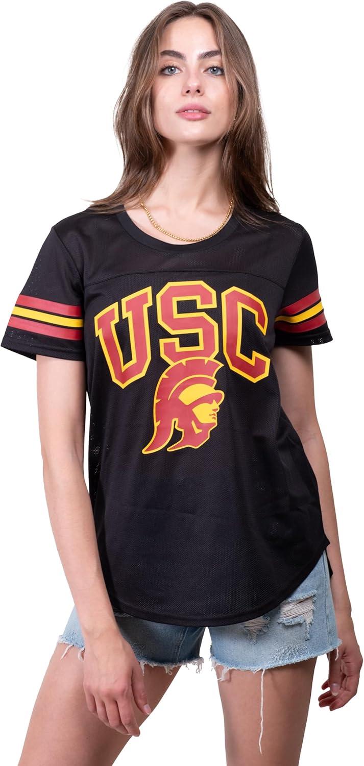 imageUltra Game Womens NCAA Official Super Soft Mesh Jersey TShirtBlack
