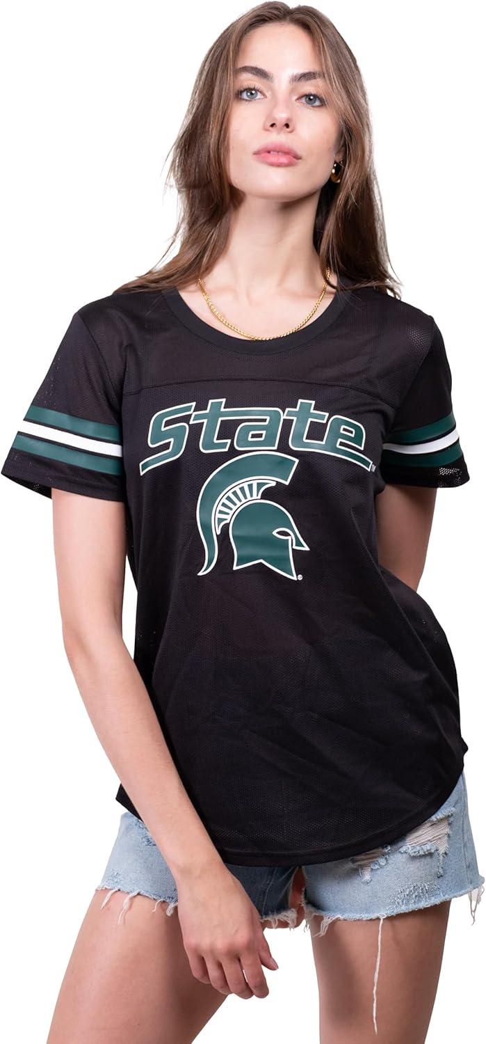 imageUltra Game Womens NCAA Official Super Soft Mesh Jersey TShirtBlack
