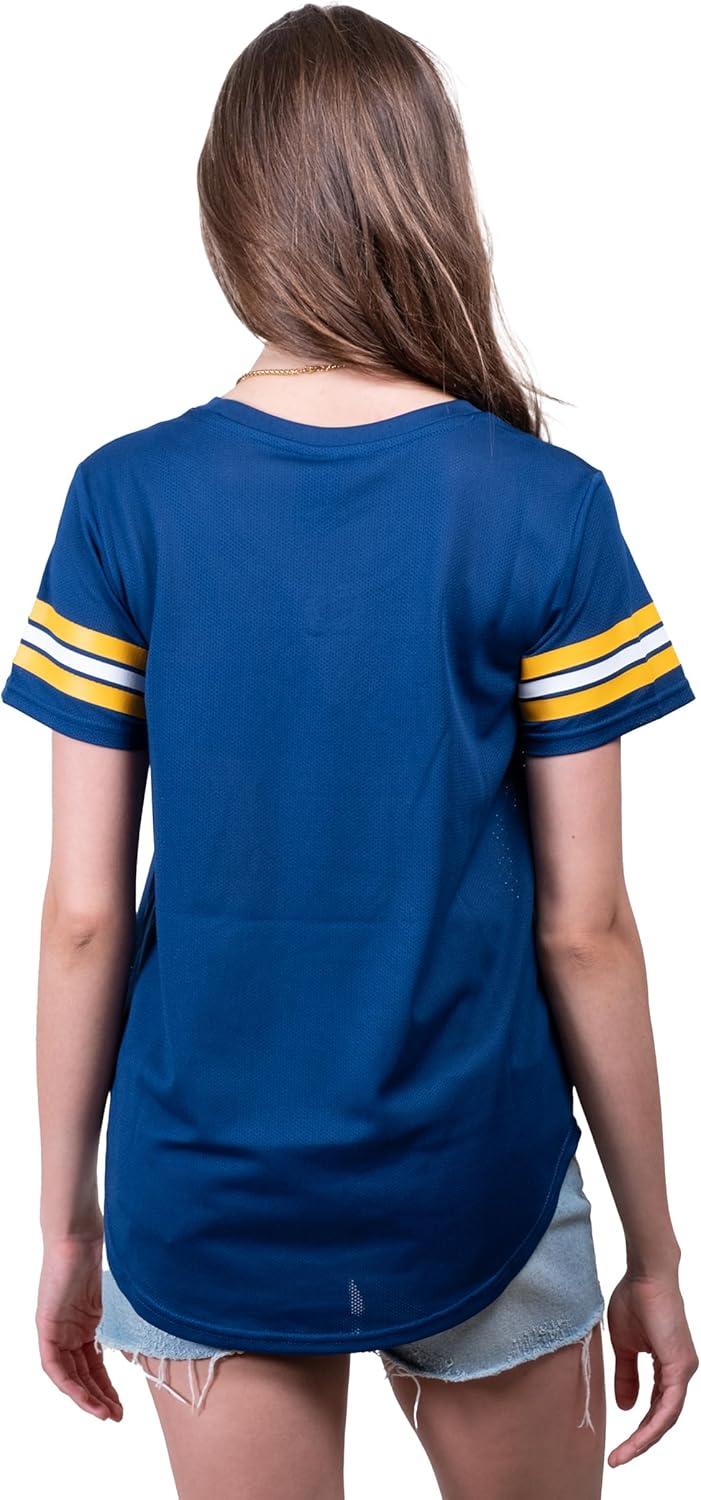 imageUltra Game Womens NCAA Official Super Soft Mesh Jersey TShirtBlack