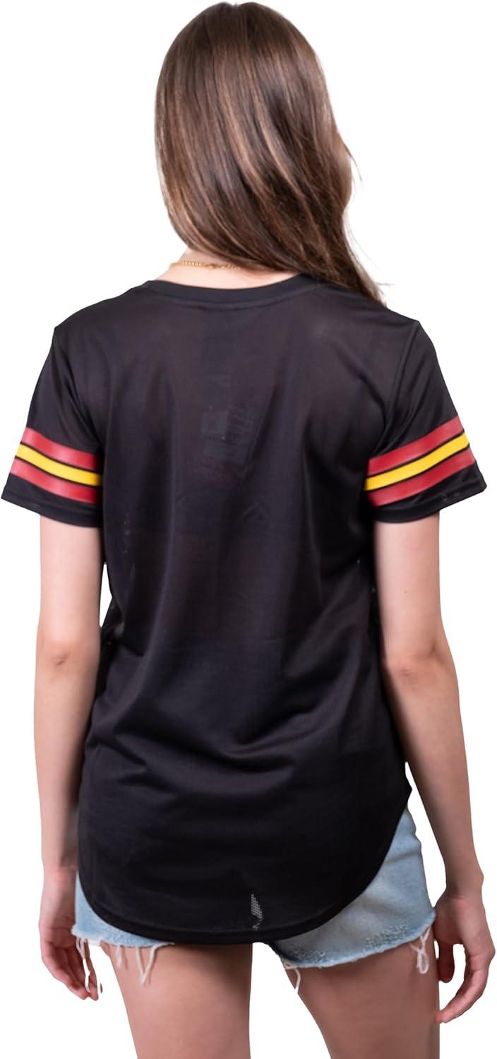 imageUltra Game Womens NCAA Official Super Soft Mesh Jersey TShirtBlack