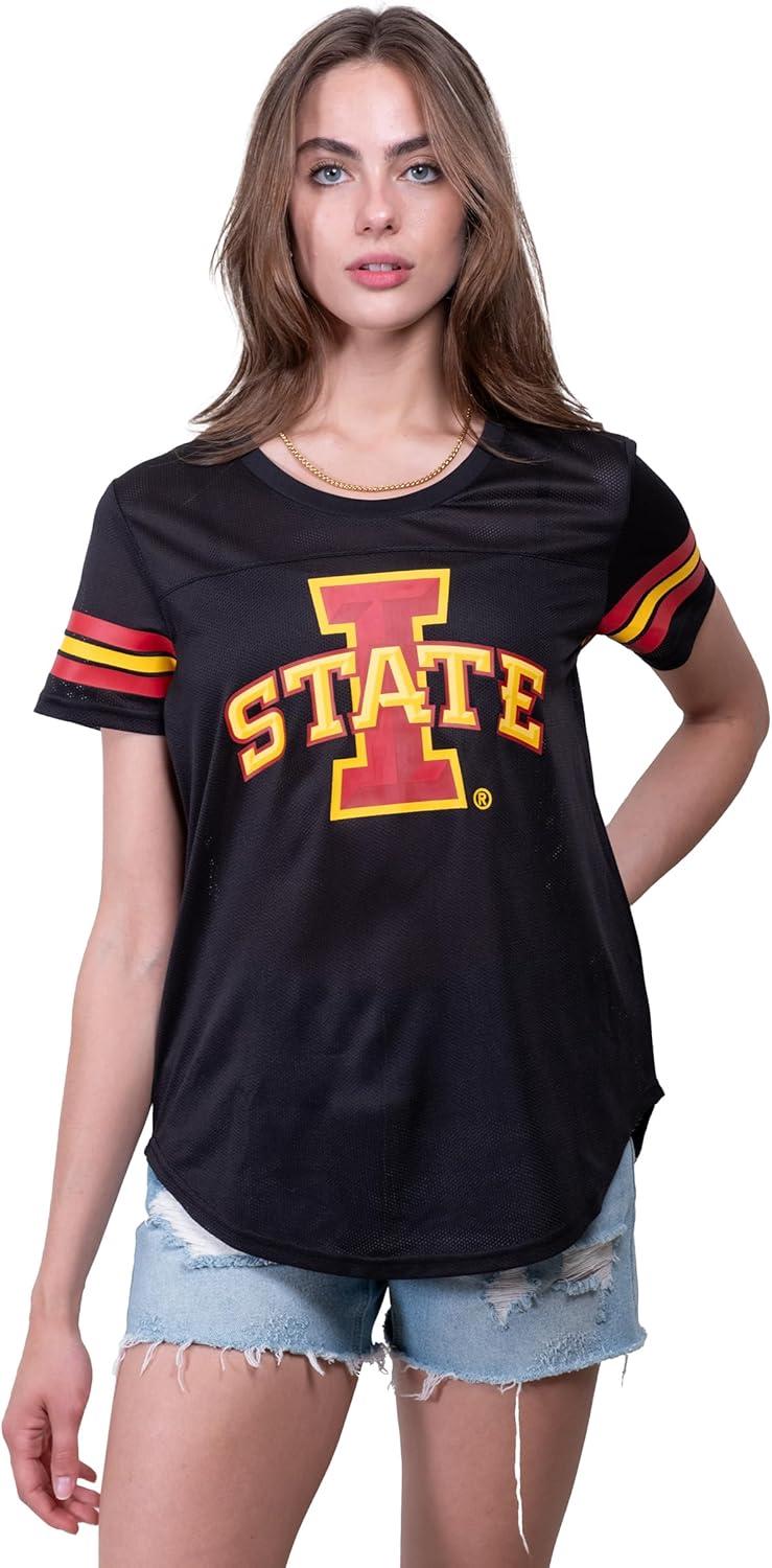 imageUltra Game Womens NCAA Official Super Soft Mesh Jersey TShirtBlack
