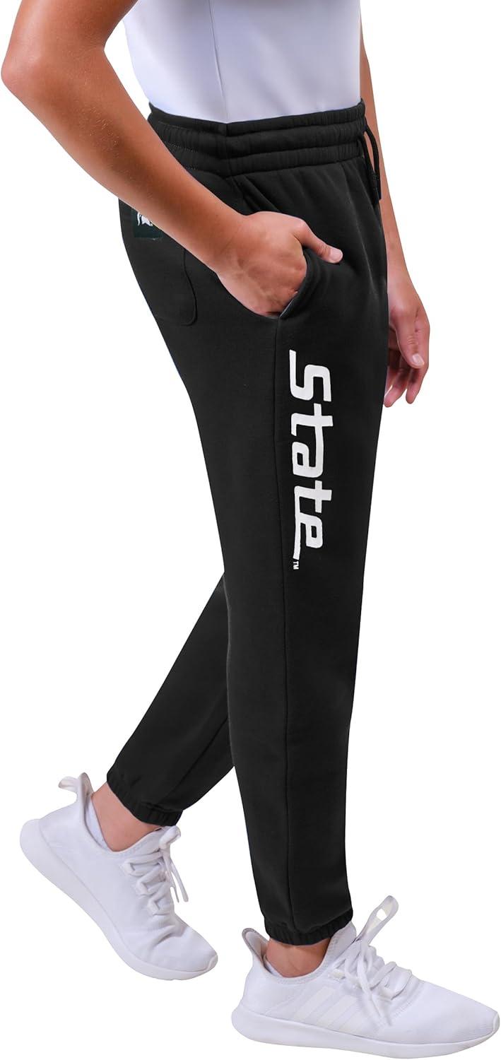 imageUltra Game Youth NCAA Official Super Soft Jogger Lounge SweatpantsBlack