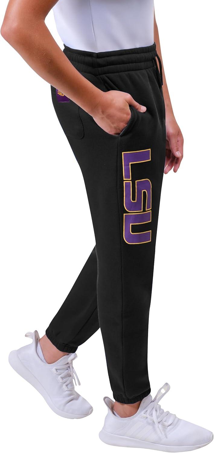 imageUltra Game Youth NCAA Official Super Soft Jogger Lounge SweatpantsBlack