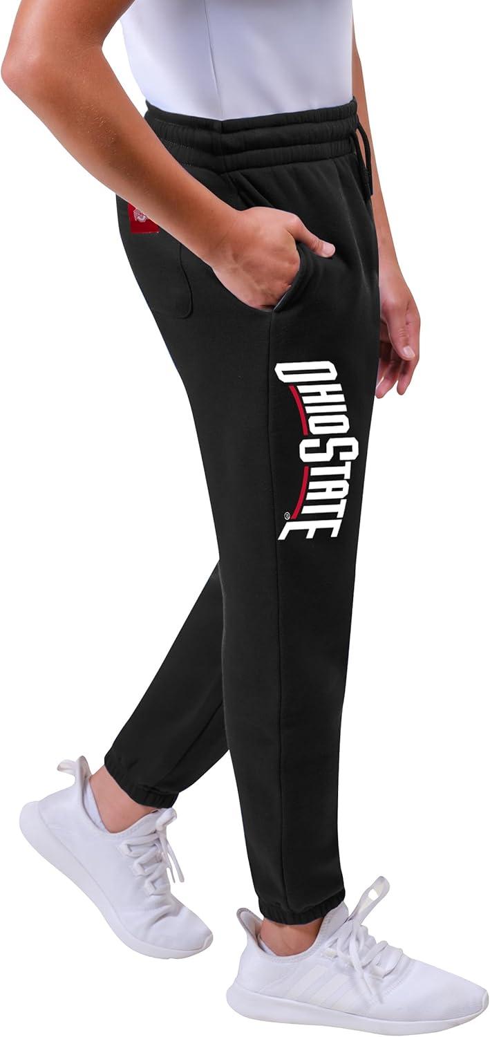 imageUltra Game Youth NCAA Official Super Soft Jogger Lounge SweatpantsBlack