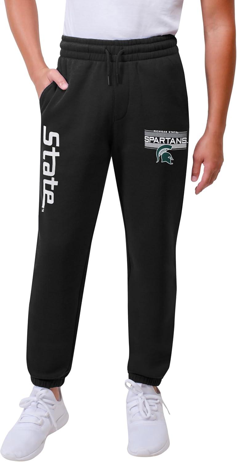 imageUltra Game Youth NCAA Official Super Soft Jogger Lounge SweatpantsBlack
