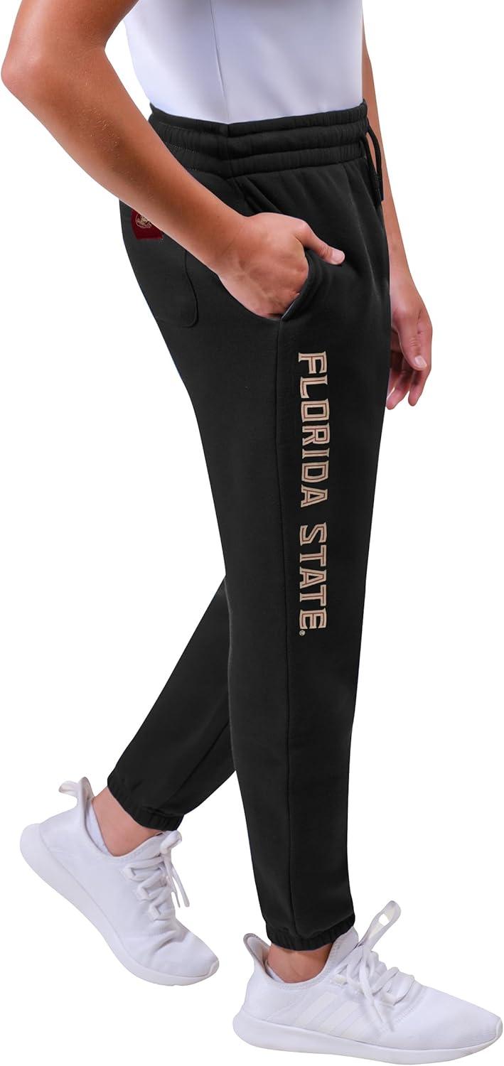 imageUltra Game Youth NCAA Official Super Soft Jogger Lounge SweatpantsBlack