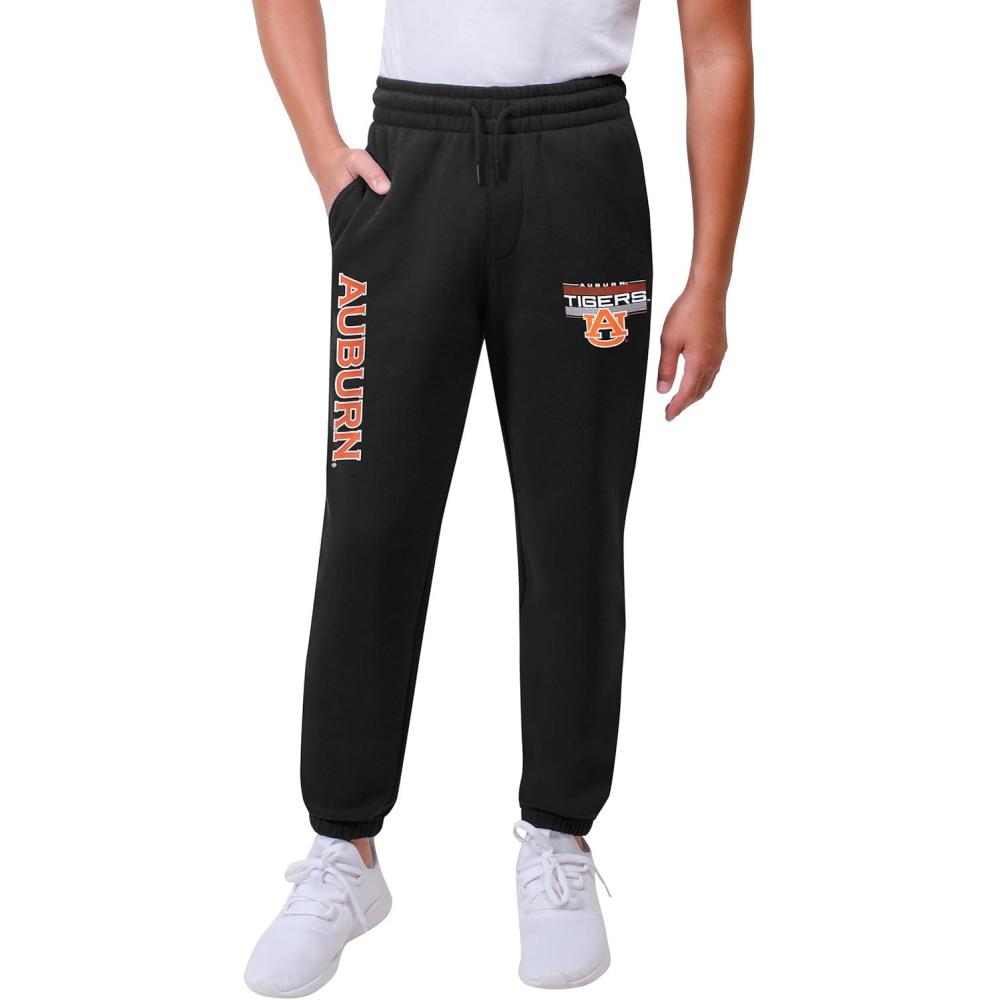 imageUltra Game Youth NCAA Official Super Soft Jogger Lounge SweatpantsBlack