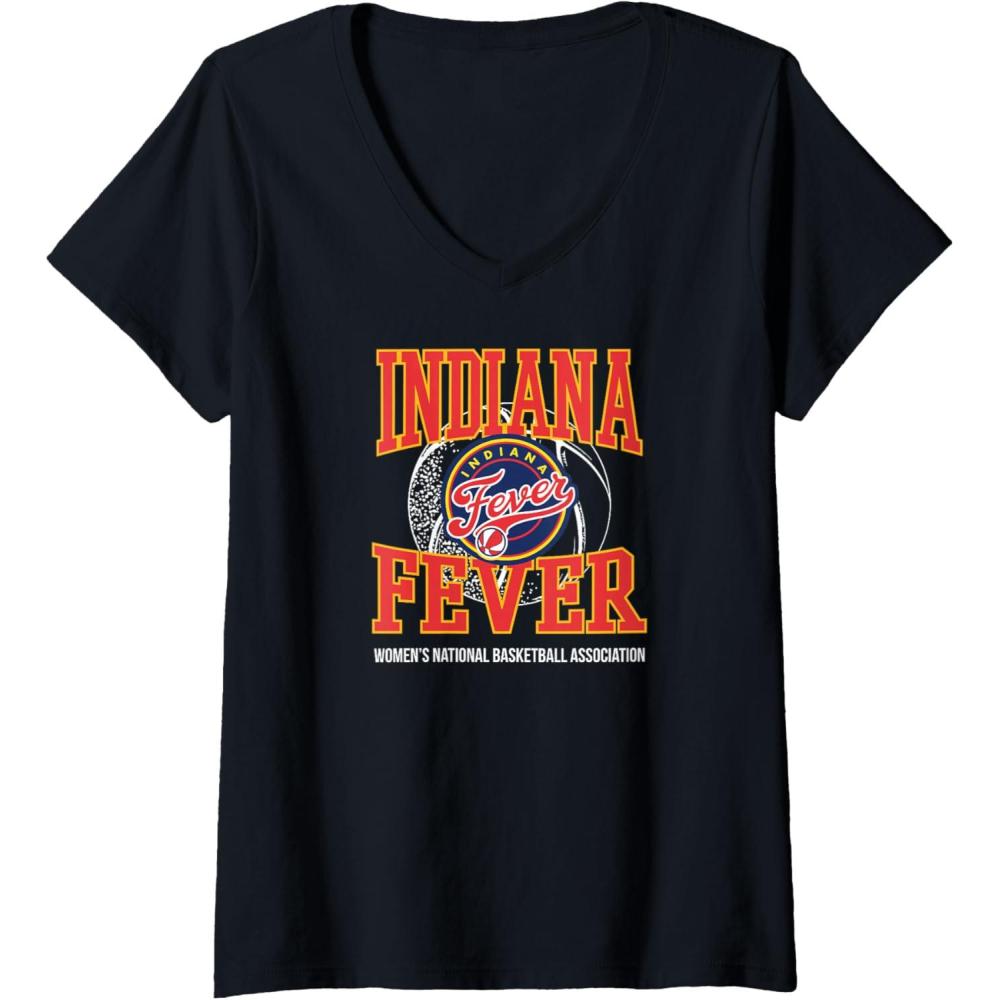 imageWomens WNBA Indiana Fever Home Court Midtown VNeck TShirtBlack