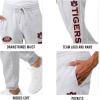 Ultra Game NCAA Mens NCAA Official NCAA Official Super Soft Game Day Jogger Sweatpants(Heather Gray)