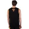 Ultra Game NCAA Mens NCAA Official Sleeveless Jersey Tank Top(Black)