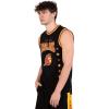 Ultra Game NCAA Mens NCAA Official Sleeveless Jersey Tank Top(Black)