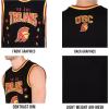 Ultra Game NCAA Mens NCAA Official Sleeveless Jersey Tank Top(Black)