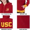 Ultra Game NCAA womens Ncaa Official Full Zip Sherpa Jersey Hoodie With Team Logo(Team Color)