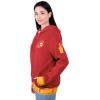 Ultra Game NCAA womens Ncaa Official Full Zip Sherpa Jersey Hoodie With Team Logo(Team Color)