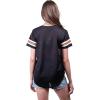 Ultra Game Women’s NCAA Official Super Soft Mesh Jersey T-Shirt(Black)