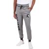 Ultra Game NCAA Mens NCAA Official Black Marl Fleece Jogger Sweatpants(Black Marl)