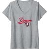 Womens WNBA Atlanta Dream Officially Licensed V-Neck T-Shirt(Heather Grey)