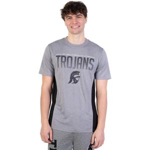 Ultra Game NCAA Mens NCAA Official Regular Fit Short-Sleeve Polo Shirt(Heather Gray)
