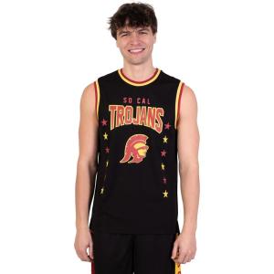 Ultra Game NCAA Mens NCAA Official Sleeveless Jersey Tank Top(Black)
