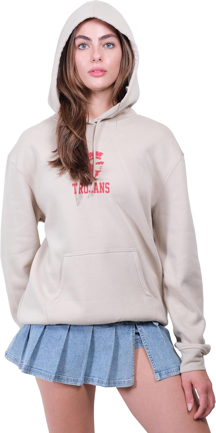 imageUltra Game Womens NCAA Official Super Soft Sweatshirt HoodieSand