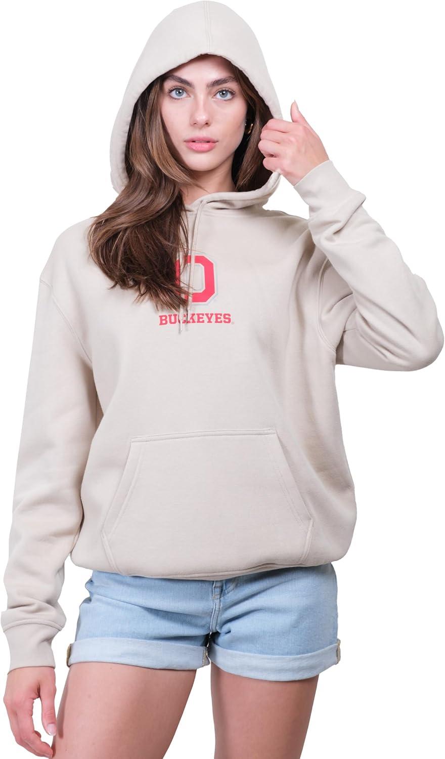 imageUltra Game Womens NCAA Official Super Soft Sweatshirt HoodieSand