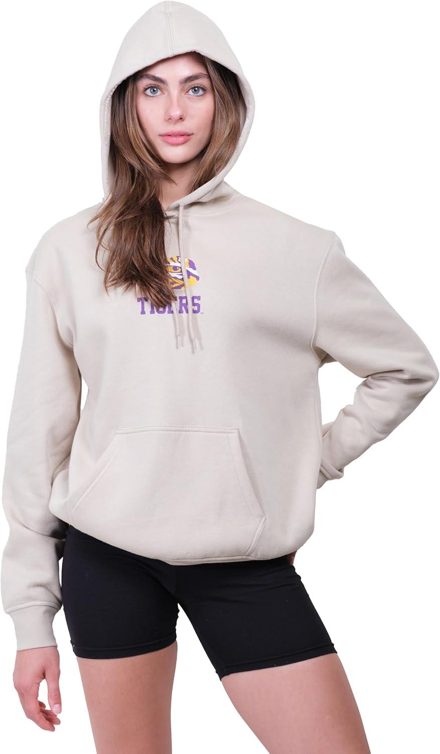imageUltra Game Womens NCAA Official Super Soft Sweatshirt HoodieSand