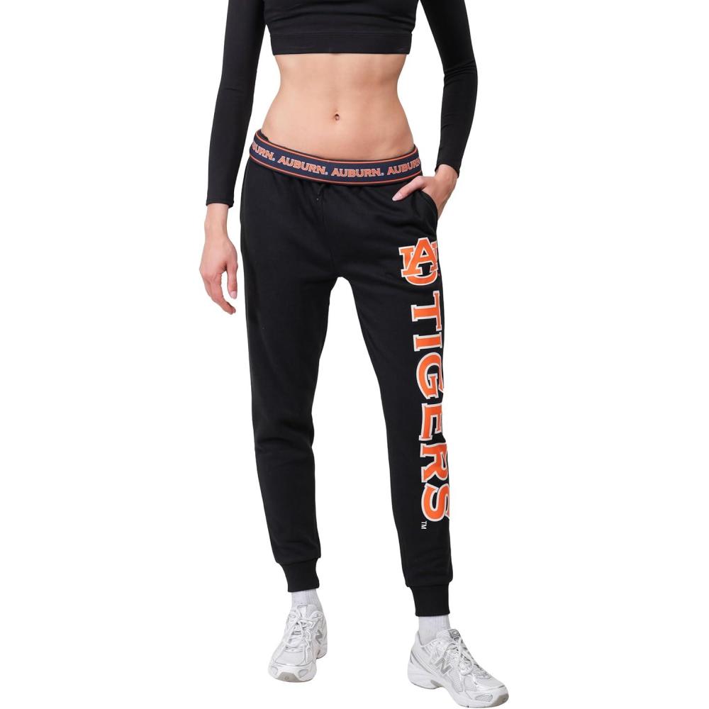 imageUltra Game NCAA Womens NCAA Official Worelaxed Fit Fleece Jogger PantsBlack