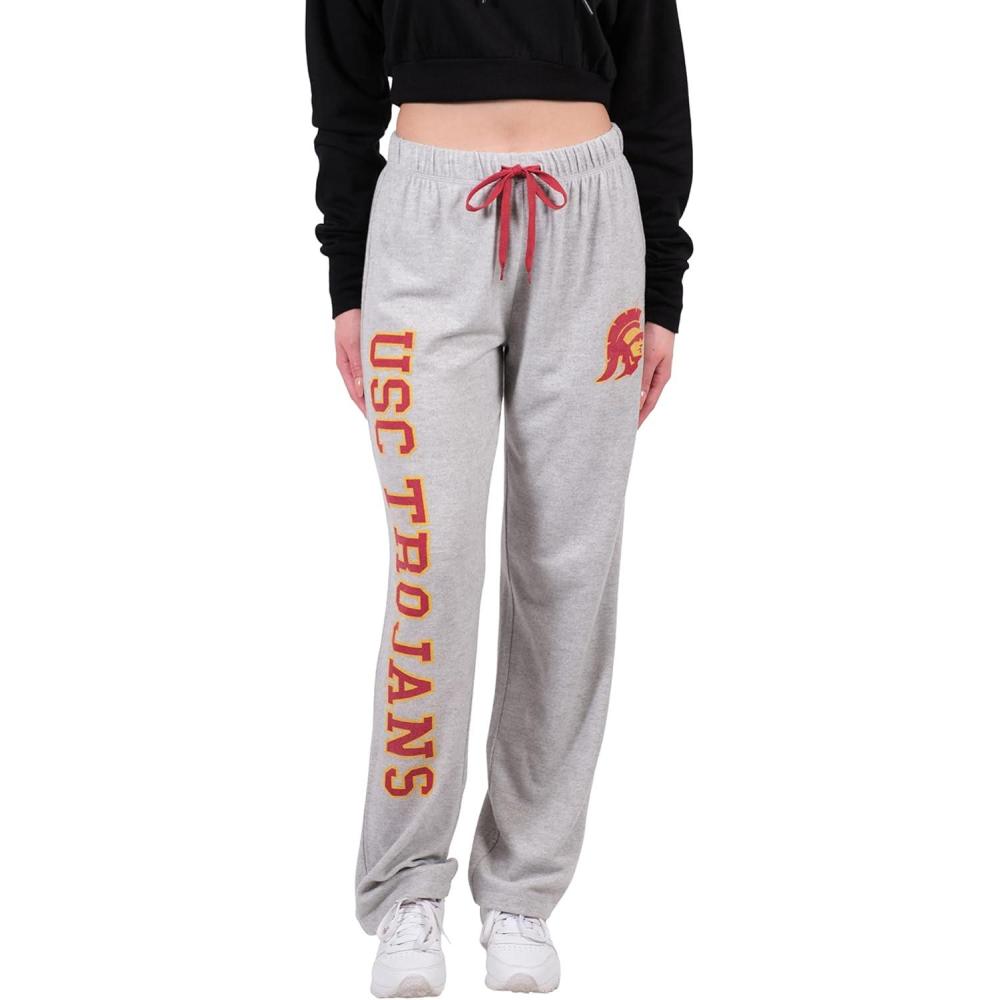 imageUltra Game NCAA womens Ncaa Official Wosuper Soft Hacci Pajama Loungewear PantsHeather Gray