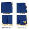 Ultra Game NCAA Boys NCAA Official Active Knit Slam Basketball Training Shorts(Team Color)