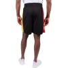 Ultra Game NCAA Mens NCAA Official Poly Interlock Air Mesh Shorts(Black)
