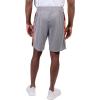 Ultra Game NCAA Mens NCAA Official Poly Interlock Shorts(Heather Gray)