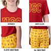 Ultra Game NCAA boys Ncaa Official Sleepwear Lounge Pants and Tee Set(Team Color)