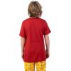 Ultra Game NCAA boys Ncaa Official Sleepwear Lounge Pants and Tee Set(Team Color)