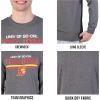 Ultra Game NCAA mens Ncaa Official Long Sleeve Pullover Sweatshirt(Heather Charcoal)